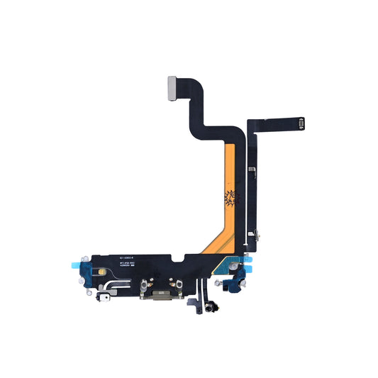 For Apple iPhone 14 Pro Max System Charging Flex Gold Pulled