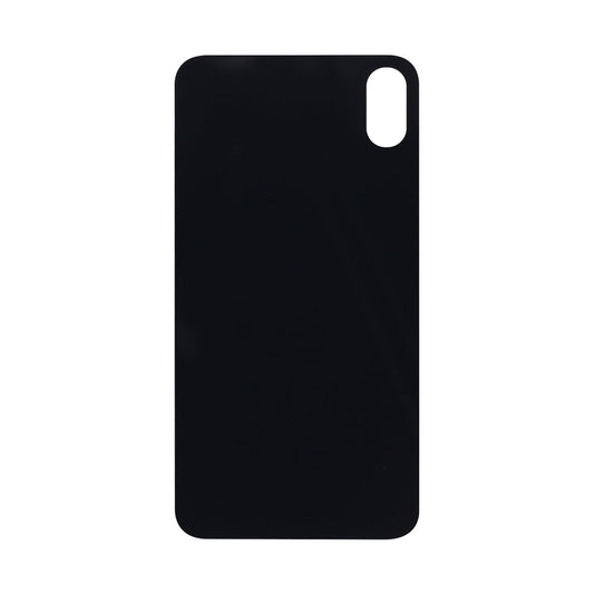 For Apple iPhone XS Max Back Glass, Enlarged Camera Frame Black Compatible