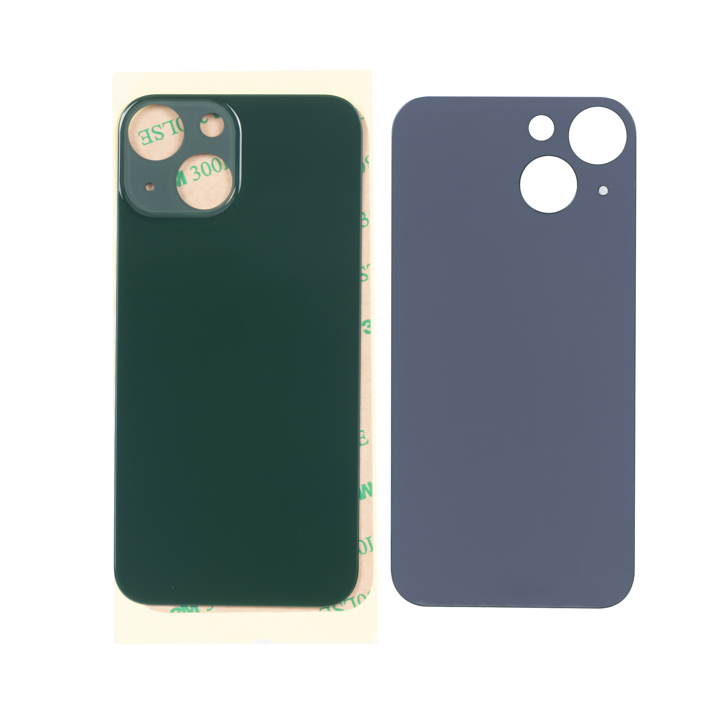 For Apple iPhone 13 Mini Back Glass, Enlarged Camera Frame Green Compatible