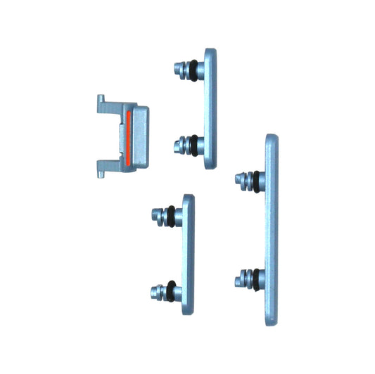 For Apple iPhone XR Side Button Set Blue OEM (4pcs)