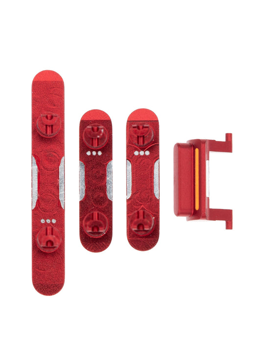 For Apple iPhone XR Side Button Set Red OEM (4pcs)