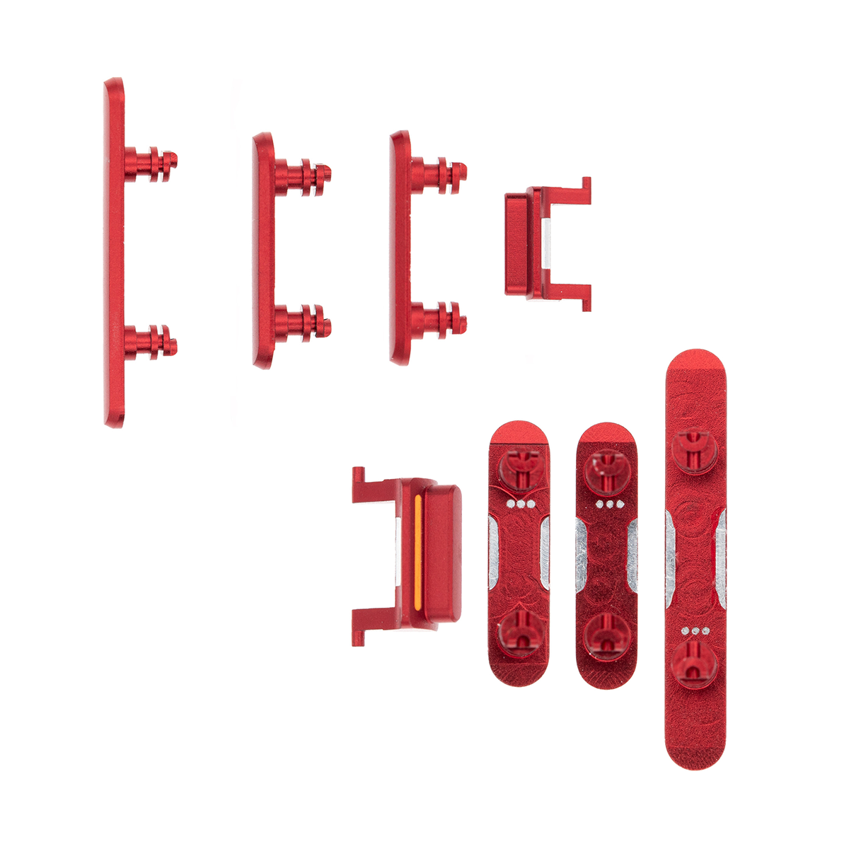 For Apple iPhone XR Side Button Set Red OEM (4pcs)
