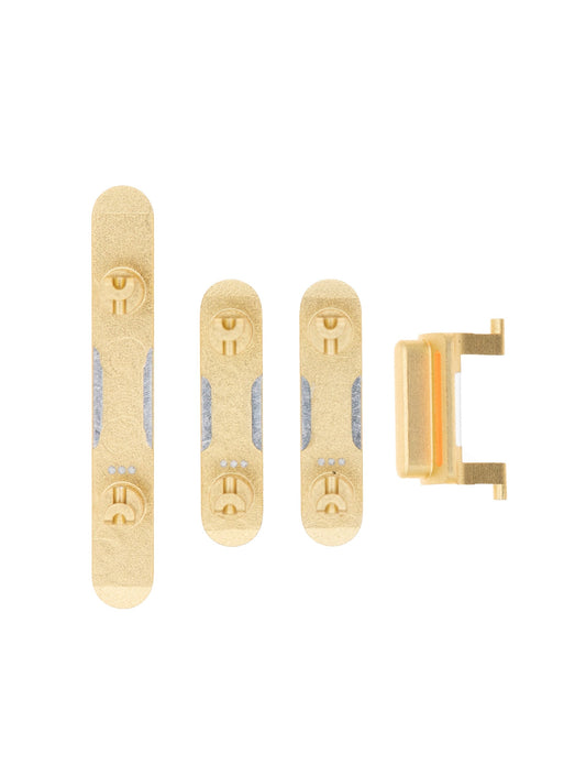 For Apple iPhone XR Side Button Set Yellow OEM (4pcs)