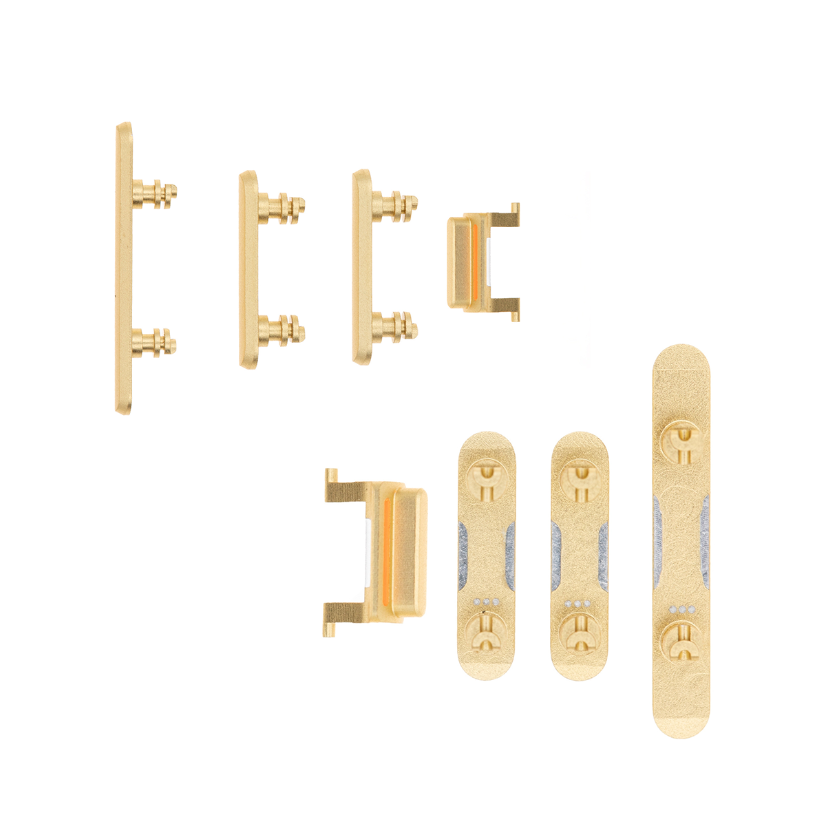 For Apple iPhone XR Side Button Set Yellow OEM (4pcs)