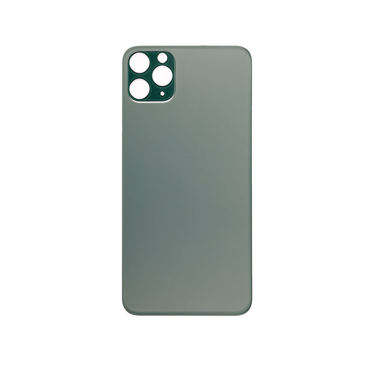 For Apple iPhone 11 Pro Max Back Glass, Enlarged Camera Frame Green Compatible