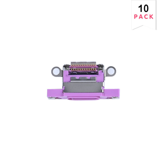 For Apple iPhone 16, 16 Plus System Charging Port Pink (10pcs)
