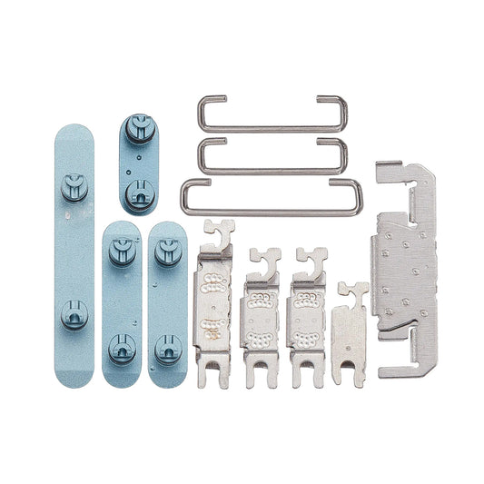 For Apple iPhone 16, 16 Plus Side Button Set Teal Compatible (4pcs)