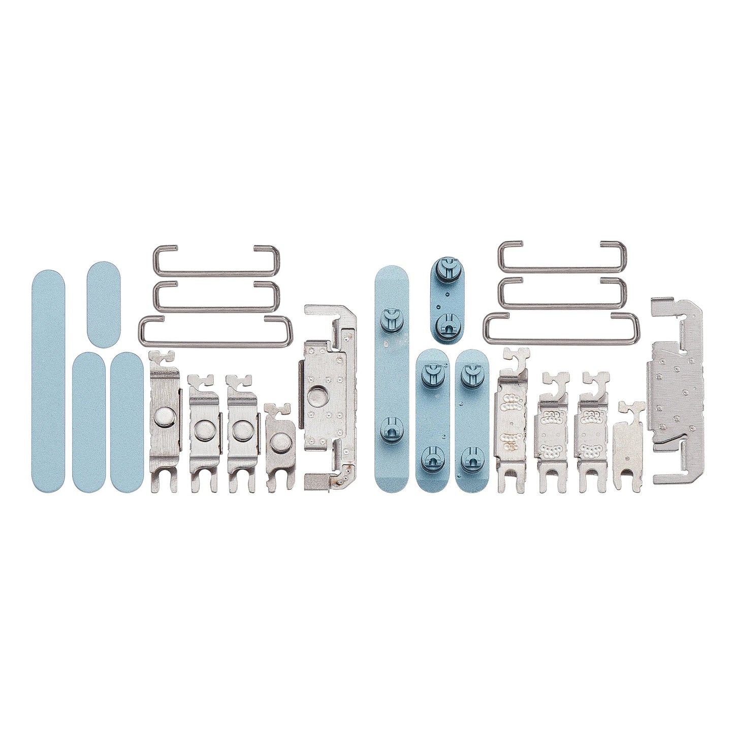 For Apple iPhone 16, 16 Plus Side Button Set Teal Compatible (4pcs)