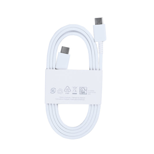 Data Cable USB-C To USB-C 100cm White White Retail Box