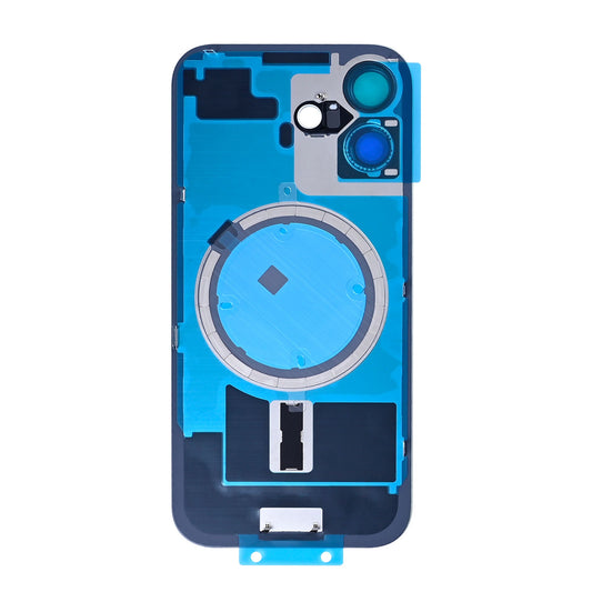 For Apple iPhone 17 Back Glass Without NFC, Enlarged Camera Frame Sage Compatible