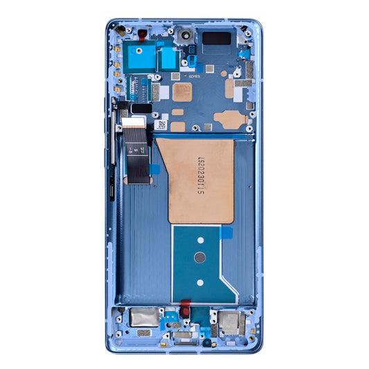 Motorola Edge 40 Pro, Moto X40 Display And Digitizer With Frame Lunar Blue OEM