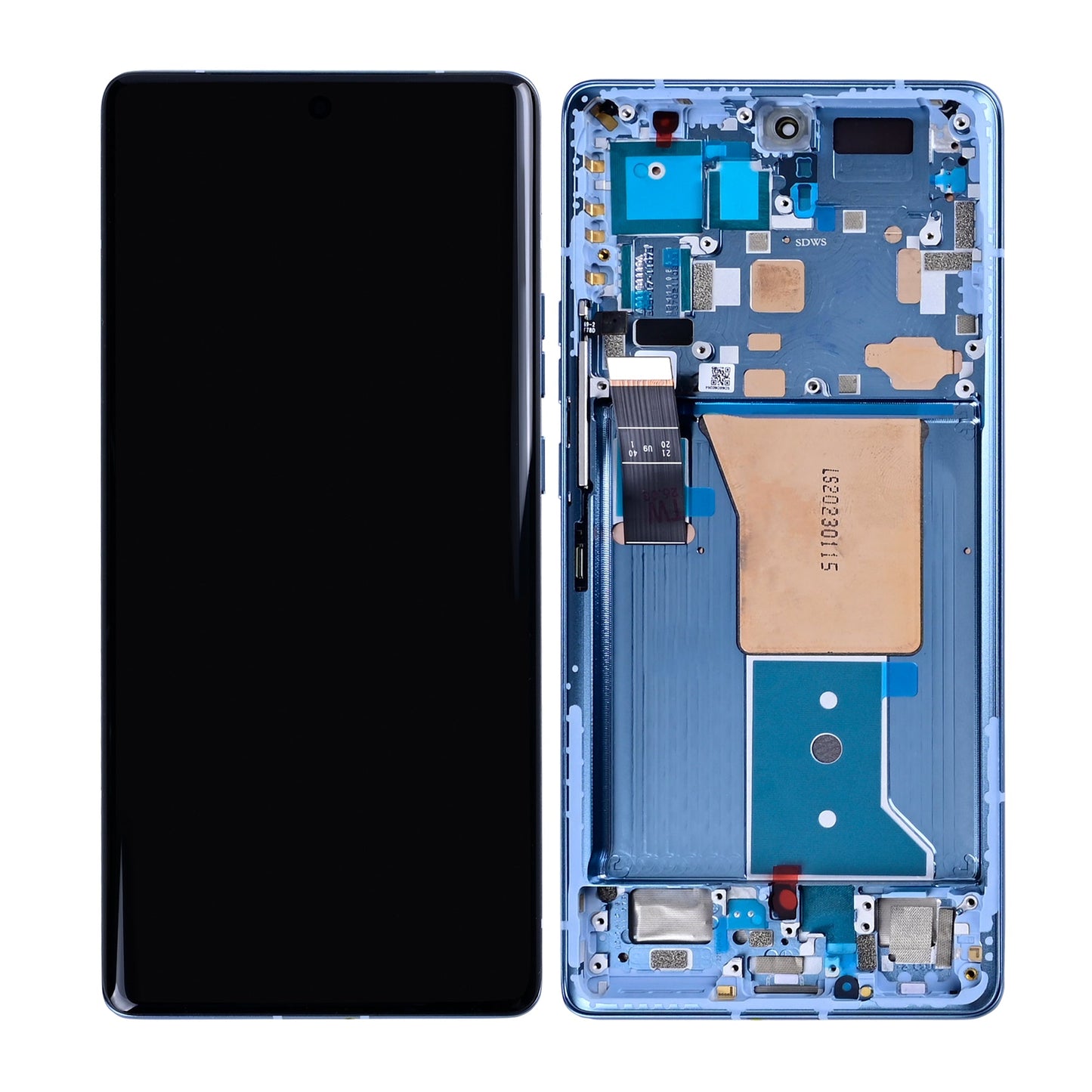 Motorola Edge 40 Pro, Moto X40 Display And Digitizer With Frame Lunar Blue OEM