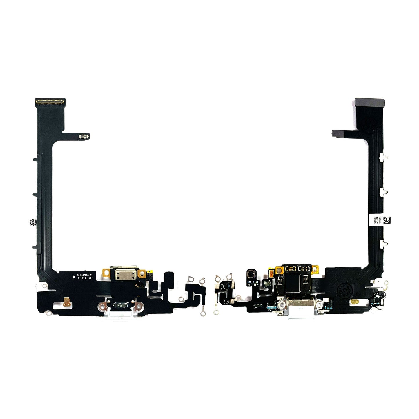 For Apple iPhone 11 Pro Max System Charging Flex Matte Silver Pulled