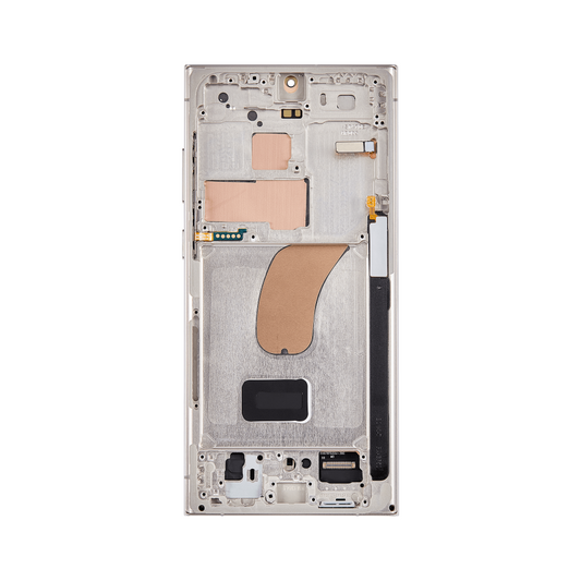 Samsung Galaxy S23 Ultra S918B Display And Digitizer With Frame Cream Pre-Assembled