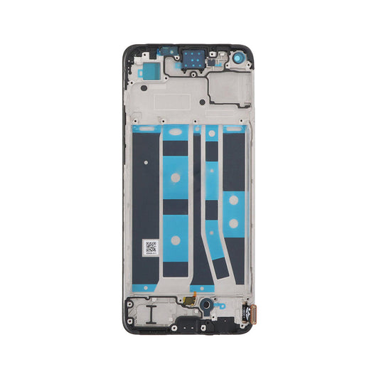 Oppo A78 4G Display And Digitizer With Frame Mist Black OEM