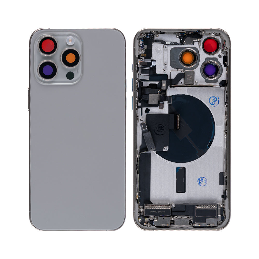 For Apple iPhone 15 Pro Max Housing With Small Parts Natural Titanium OEM