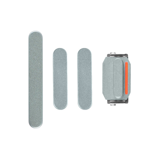 For Apple iPhone 15, 15 Plus Side Button Set Green Pulled (4pcs)