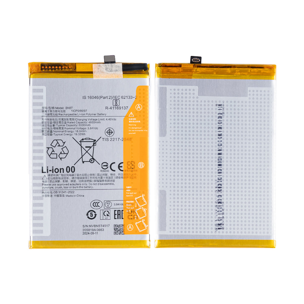 Xiaomi Poco M6 4G, Poco M6 Plus, Redmi 13, Redmi 13 5G Battery BN5T OEM