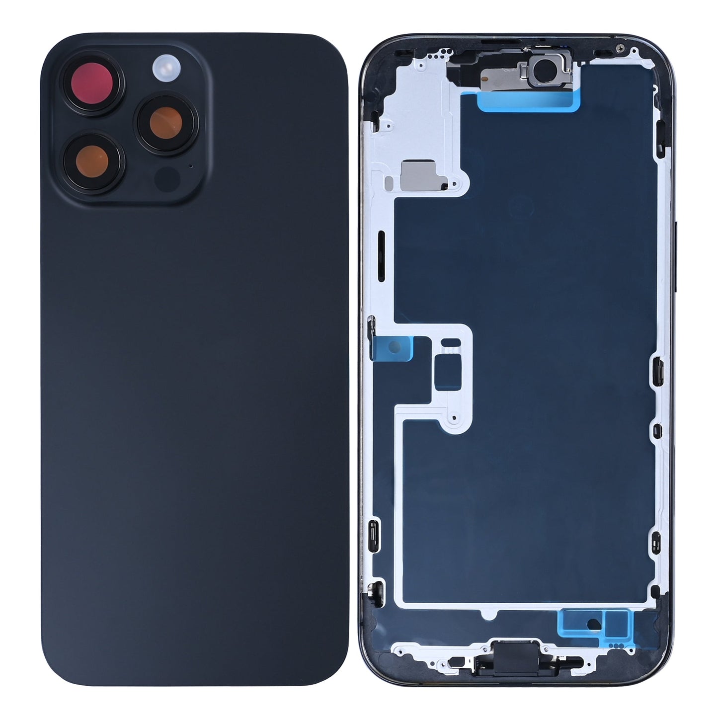 For Apple iPhone 16 Pro Max Housing With Small Parts Black Titanium OEM