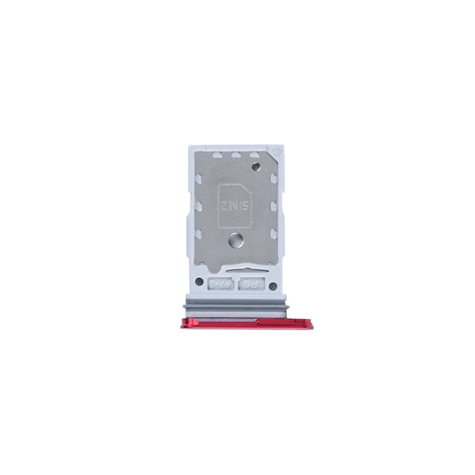 Samsung Galaxy S25 S931B, S25 Plus S936B Sim Card Holder Coral Red OEM