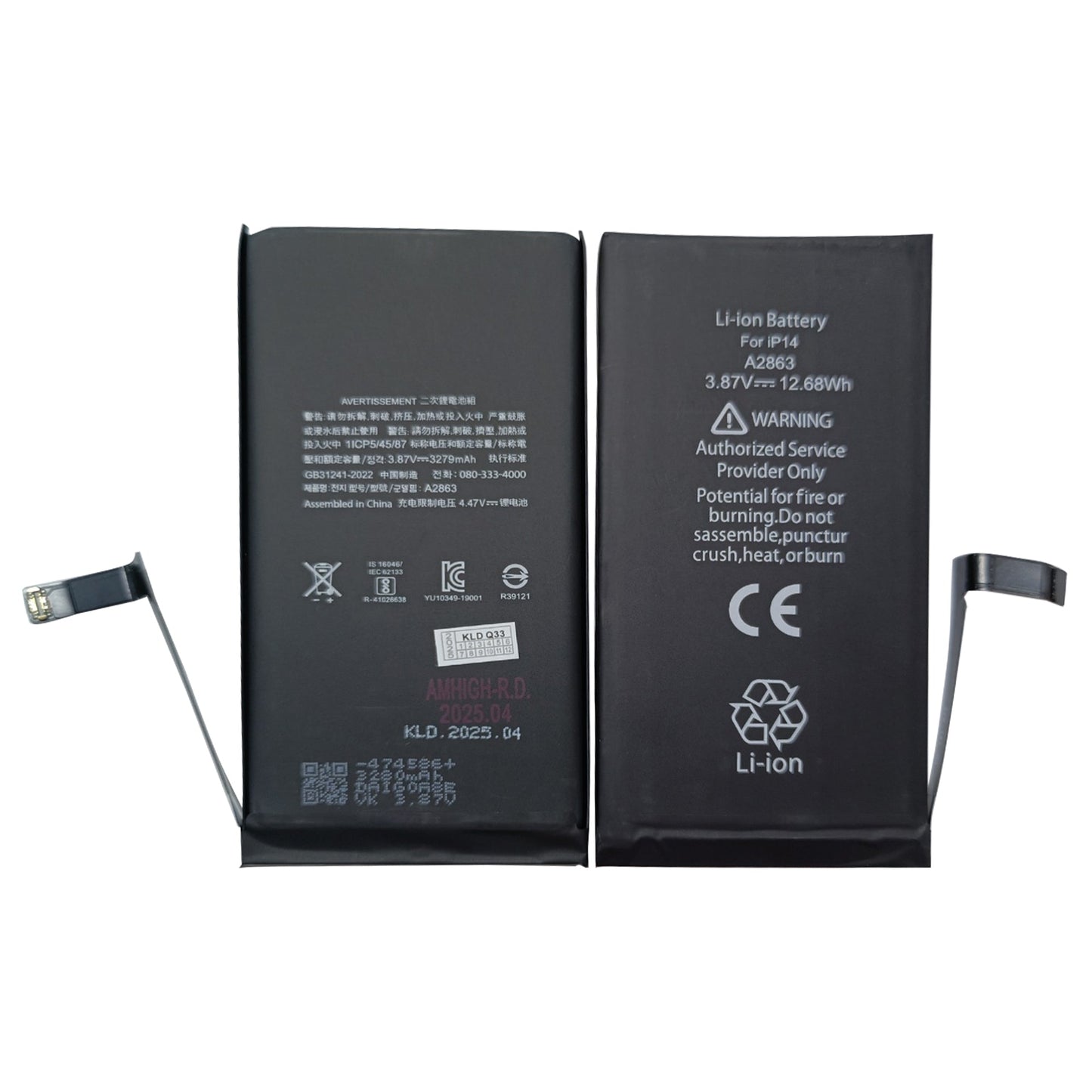 For Apple iPhone 14 Battery Run Diagnostics Battery OEM