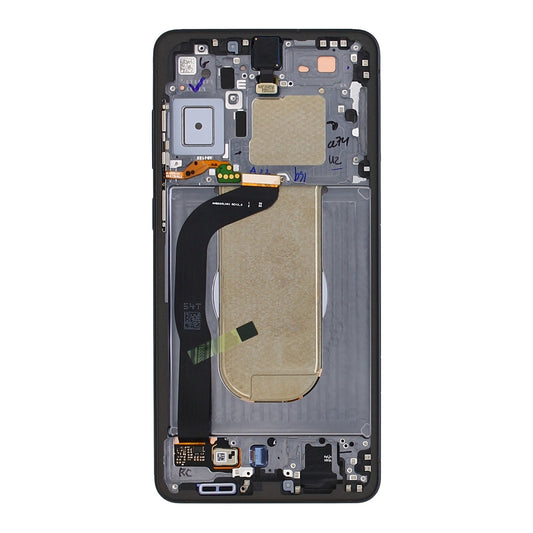 Samsung Galaxy S25 Edge S937B Display And Digitizer With Frame Titanium Jetblack Service Pack