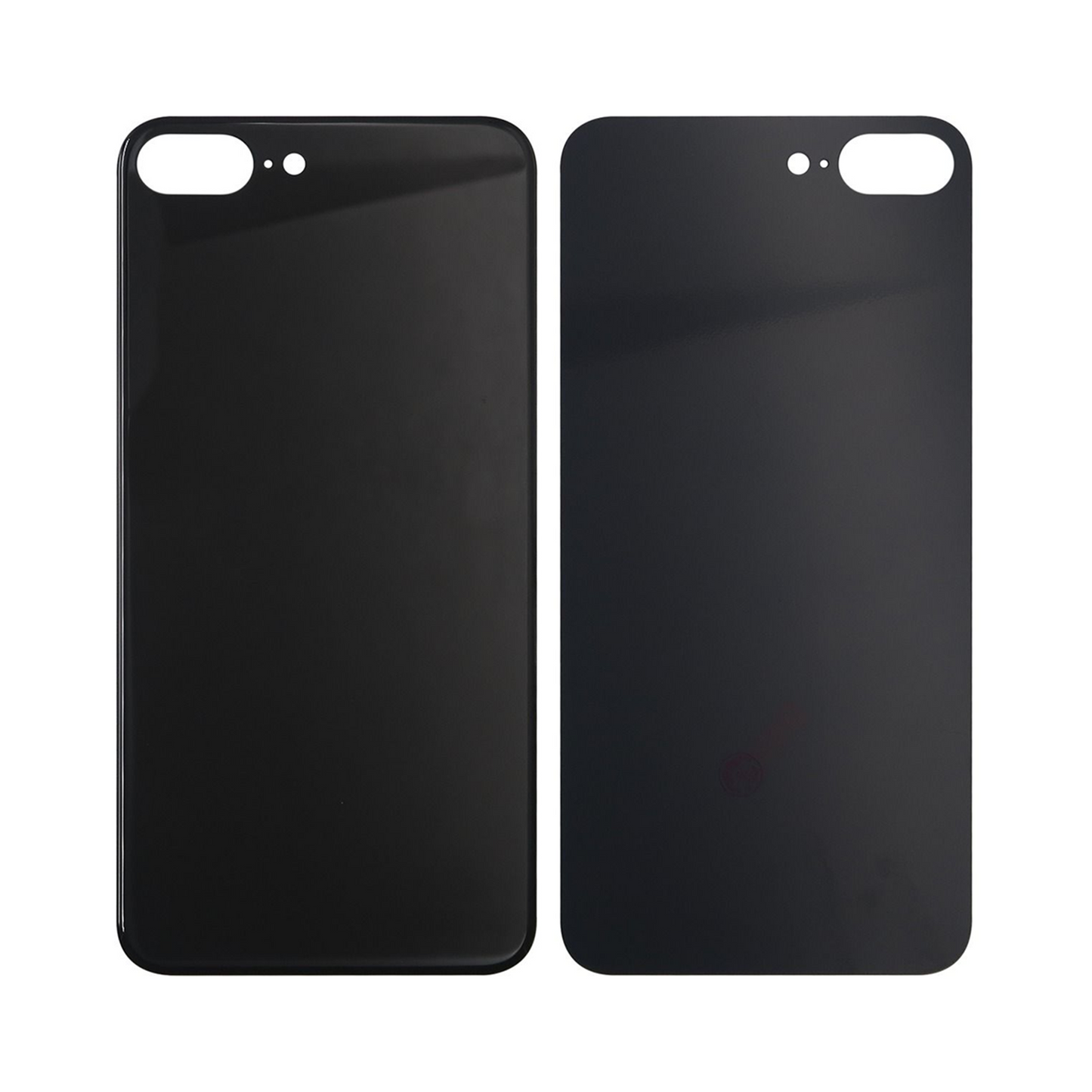 For Apple iPhone 8 Plus Back Glass, Enlarged Camera Frame Black Compatible