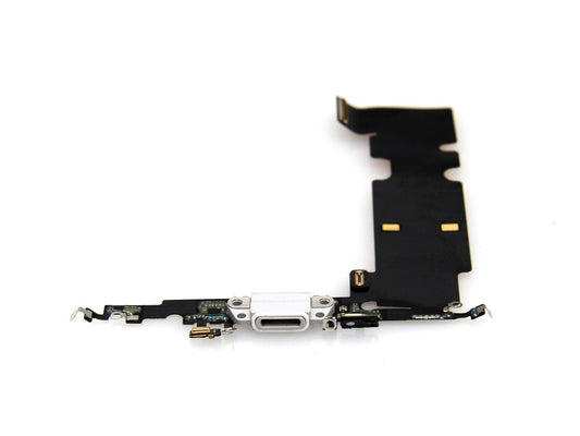 For Apple iPhone 8 Plus System Charging Flex Silver Pulled