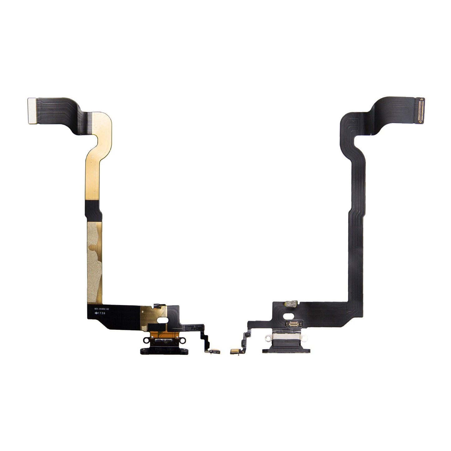 For Apple iPhone X System Charging Flex Black Pulled
