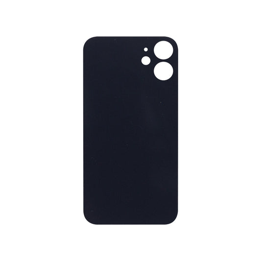 For Apple iPhone 12 Mini Back Glass, Enlarged Camera Frame Black Compatible