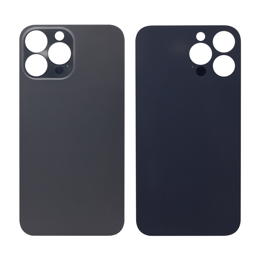 For Apple iPhone 13 Pro Max Back Glass, Enlarged Camera Frame Graphite Compatible