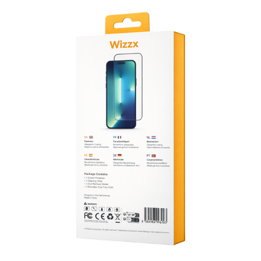 Wizzx Clear Glass Protector iPhone XS/11 Pro