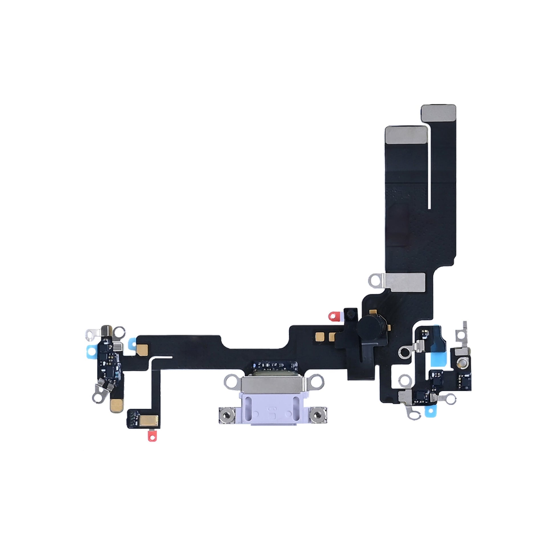 For Apple iPhone 14 System Charging Flex Purple Pulled