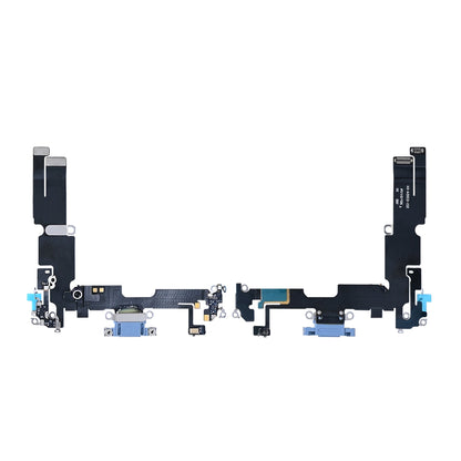 For Apple iPhone 14 Plus System Charging Flex Blue Pulled