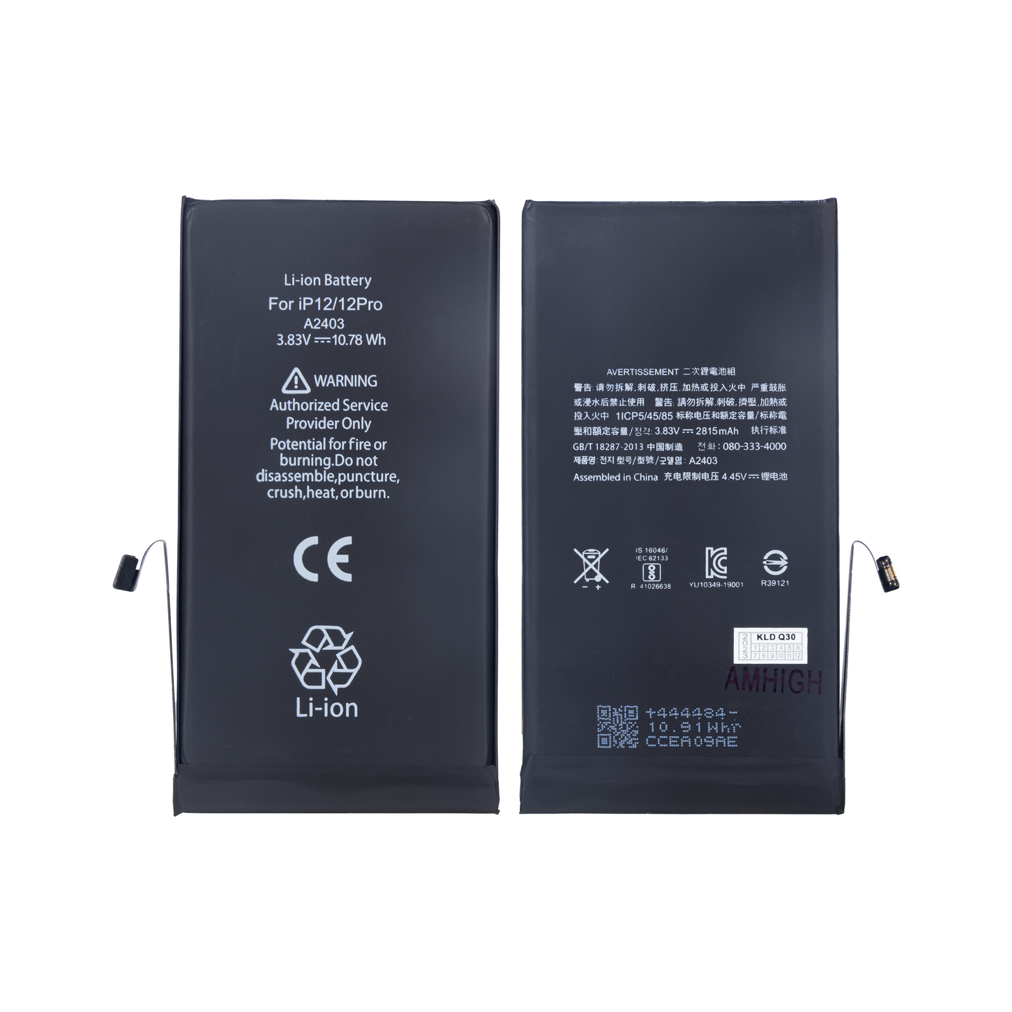 For Apple iPhone 12, 12 Pro Battery With TI-Chip OEM