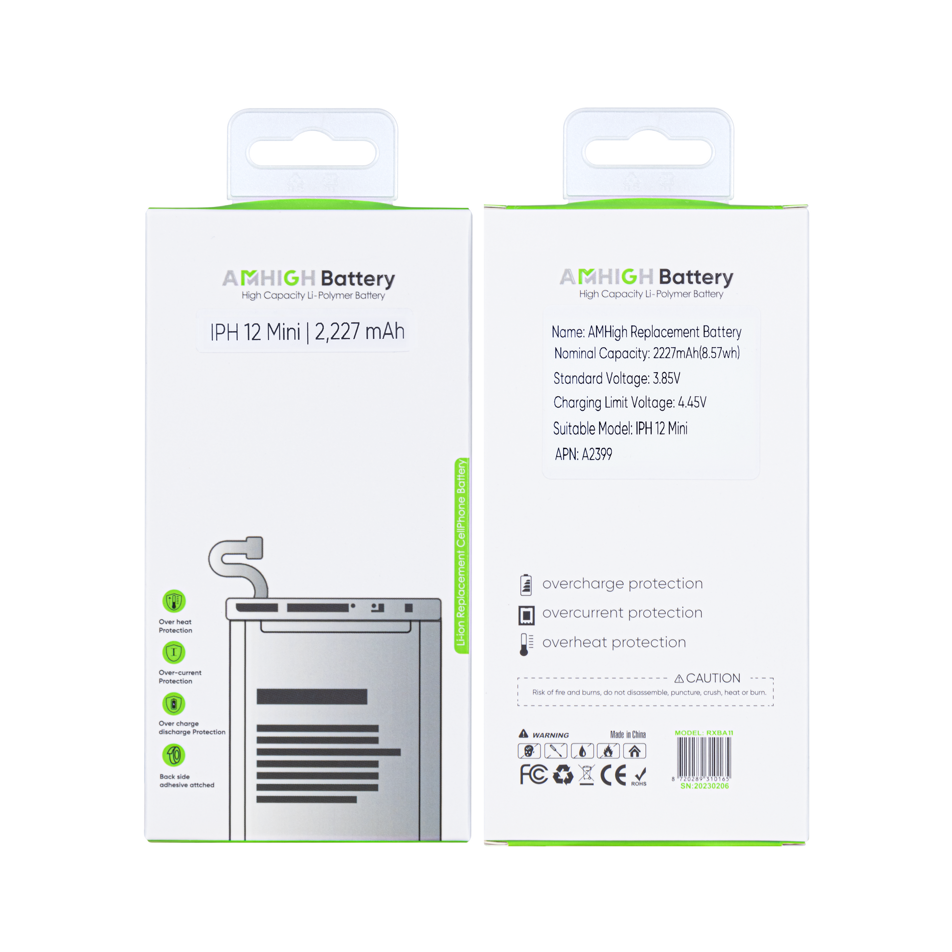 For Apple iPhone 12 Mini Battery With TI-Chip OEM