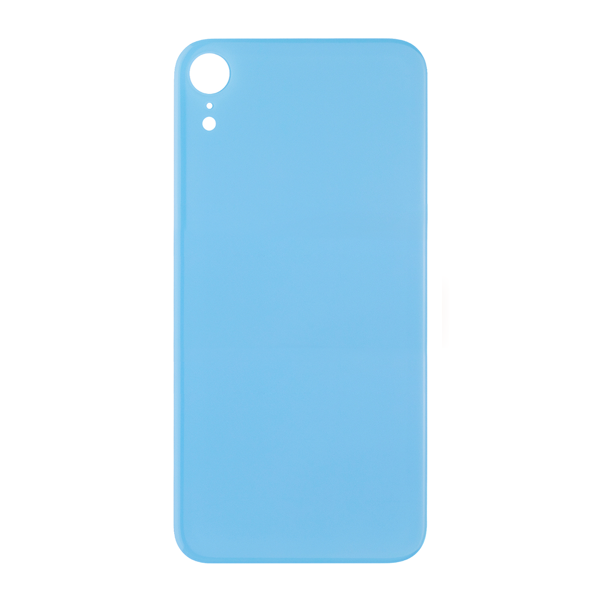 For Apple iPhone XR Back Glass, Enlarged Camera Frame Blue Compatible