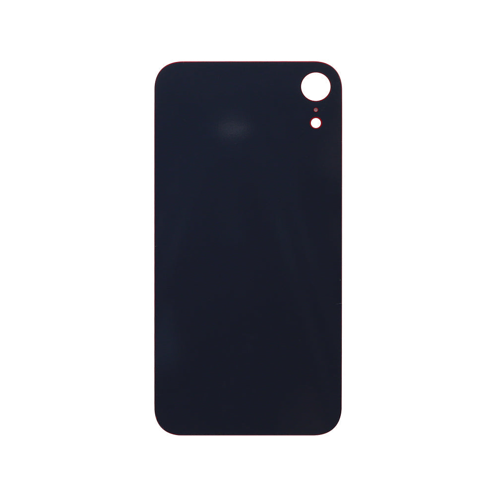 For Apple iPhone XR Back Glass, Enlarged Camera Frame Red Compatible