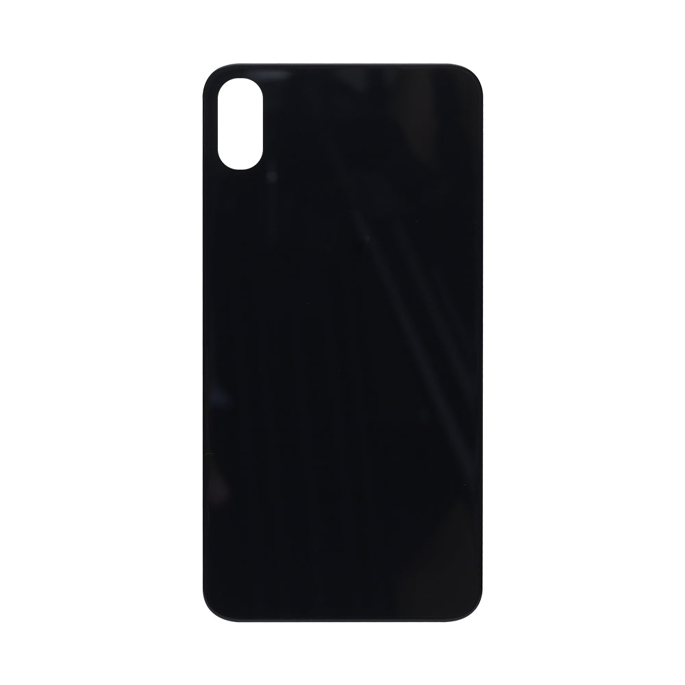 For Apple iPhone XS Max Back Glass, Enlarged Camera Frame Black Compatible