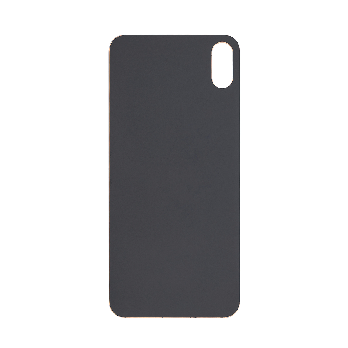 For Apple iPhone XS Max Back Glass, Enlarged Camera Frame Gold Compatible