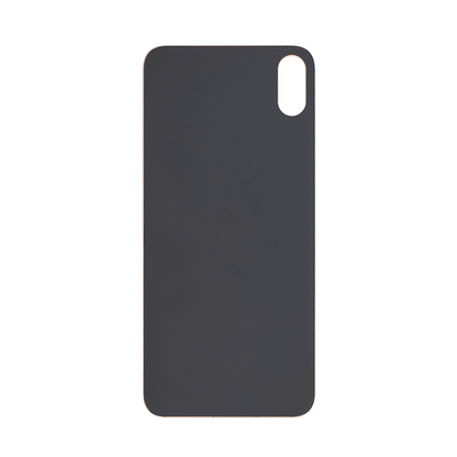 For Apple iPhone XS Max Back Glass, Enlarged Camera Frame Gold Compatible