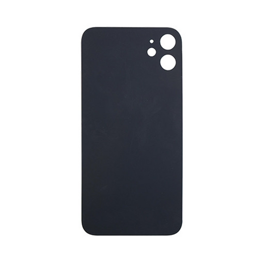 For Apple iPhone 11 Back Glass, Enlarged Camera Frame White Compatible
