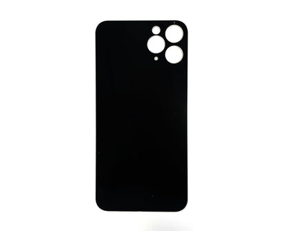 For Apple iPhone 11 Pro Back Glass, Enlarged Camera Frame White Compatible
