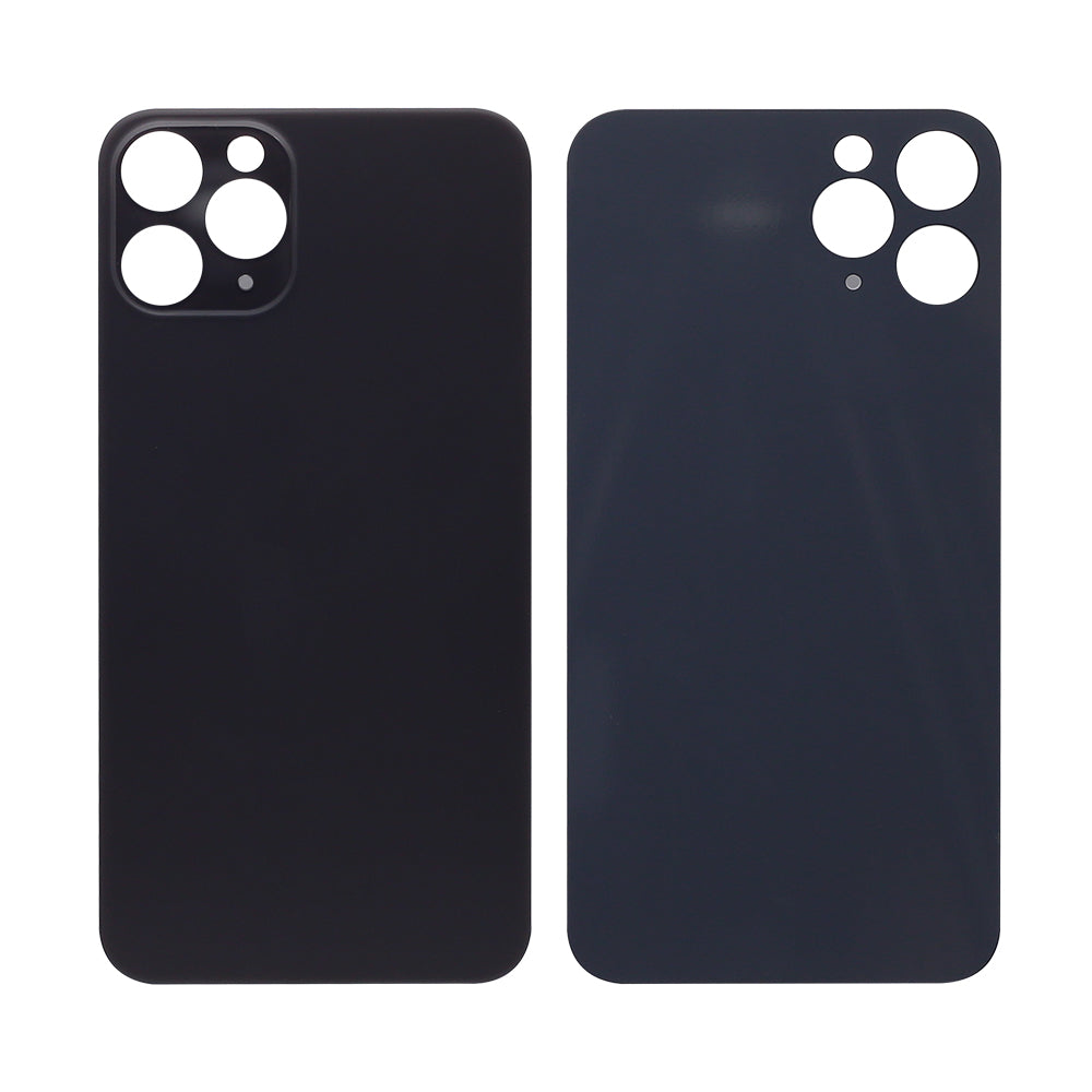For Apple iPhone 11 Pro Back Glass, Enlarged Camera Frame Space Grey Compatible