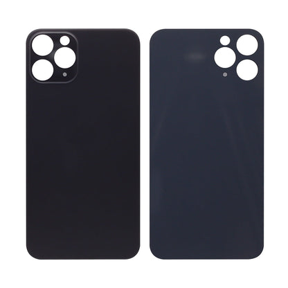 For Apple iPhone 11 Pro Back Glass, Enlarged Camera Frame Space Grey Compatible