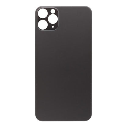 For Apple iPhone 11 Pro Max Back Glass, Enlarged Camera Frame Black Compatible