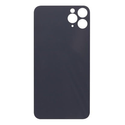 For Apple iPhone 11 Pro Max Back Glass, Enlarged Camera Frame Black Compatible