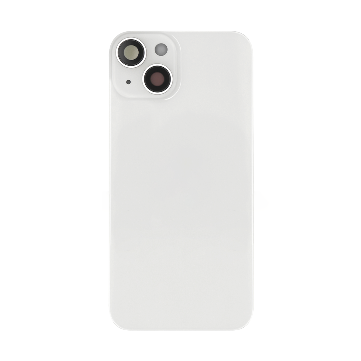 For Apple iPhone 14 Back Glass Without NFC, Enlarged Camera Frame Starlight Compatible