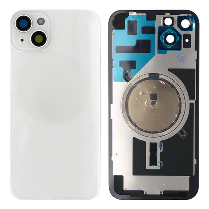 For Apple iPhone 14 Plus Back Glass Without NFC, Enlarged Camera Frame Starlight Compatible