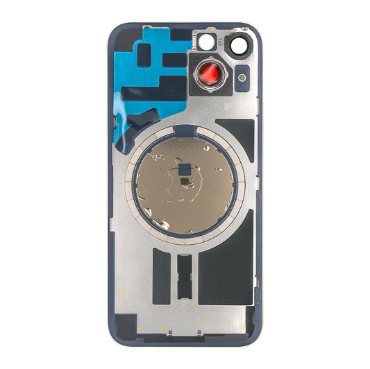 For Apple iPhone 14 Plus Back Glass Without NFC, Enlarged Camera Frame Midnight Compatible